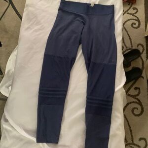 Adidas navy blue activewear pants size medium
